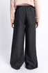 The Charcoal Pull Up Wide Leg Jeans